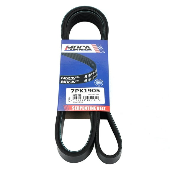 MOCA AUTOPARTS 7PK1905 Serpentine Belt Fit for 2013-2015 Scion xB 2.4L & 2009-2012 Toyota Corolla 2.4L & 2009-2013 Toyota Matrix  2.4L