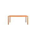 thumbnail image 2 of Pemberly Row Modern Aluminum Frame Patio Dining Table in Orange, 2 of 5