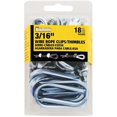 thumbnail image 2 of 3/16" Wire Rope Thimbles and Clips - Zinc, 18 Pieces, 2 of 2