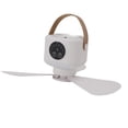 thumbnail image 1 of Outdoor Ceiling Fan, USB Powered Ceiling Fan Rechargeable Remote Control with Light for Canopy for Bed White,Beige, 1 of 7