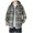 Gray, variant on Men's Fashion Hoodies & Sweatshirts Men's Flannel Plaid Hooded Jacket Button Down Sherpa Fleece Lined Long Sleeve Warm Y2k Heavyweight Coat
