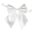 thumbnail image 3 of Elegant Solid Color Polyester Silk Bow Tie for Students Attachees and Flight Attendants Functional Accessory for Everyday Wear, 3 of 3