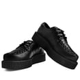 thumbnail image 2 of Black Faux Leather Anarchic Creeper - US: Mens 3 / Womens 5 / Black / Synthetic, 2 of 4
