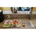 thumbnail image 2 of Carolines Treasures 6042DDM Absorbent Dish Drying Mat for Kitchen Counter Flower Dish Drying Mat  14 x 21" multicolor, 2 of 4