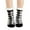 Black, variant on Clearance! Baberdicy Ladies Warm Plaid Print Floor Socks Plush Coral Fleece Socks Red