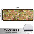 thumbnail image 5 of Kitchen Rugs Sets Of 2,Cute Boxer Dog and Flowers Florals Anti Fatigue Kitchen Mat Rugs Non Slip Washable,Decorative Kitchen Floor Mats for Kitchen,Sink,Laundry,17"x47"+17"x47", 5 of 5