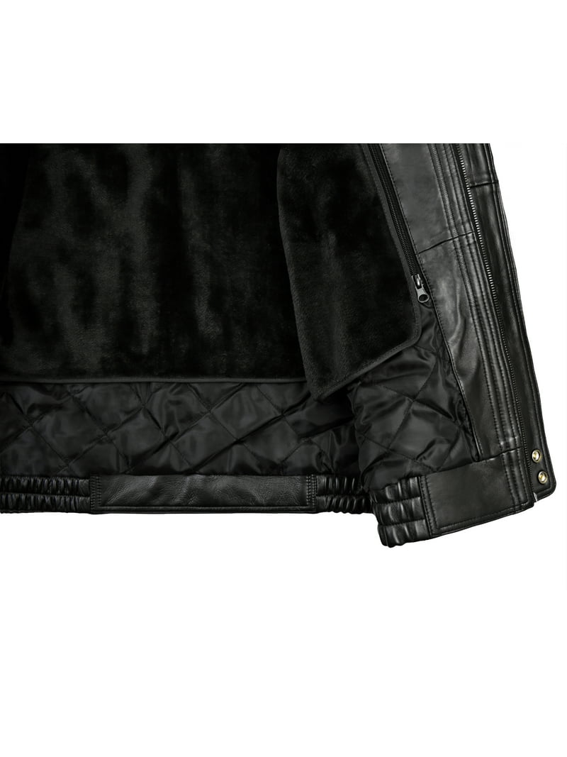 【OF ALL FORM】POCKET DETAIL LEATHERBOMBER 100% leather bomber jacket - Women | MANGO USA