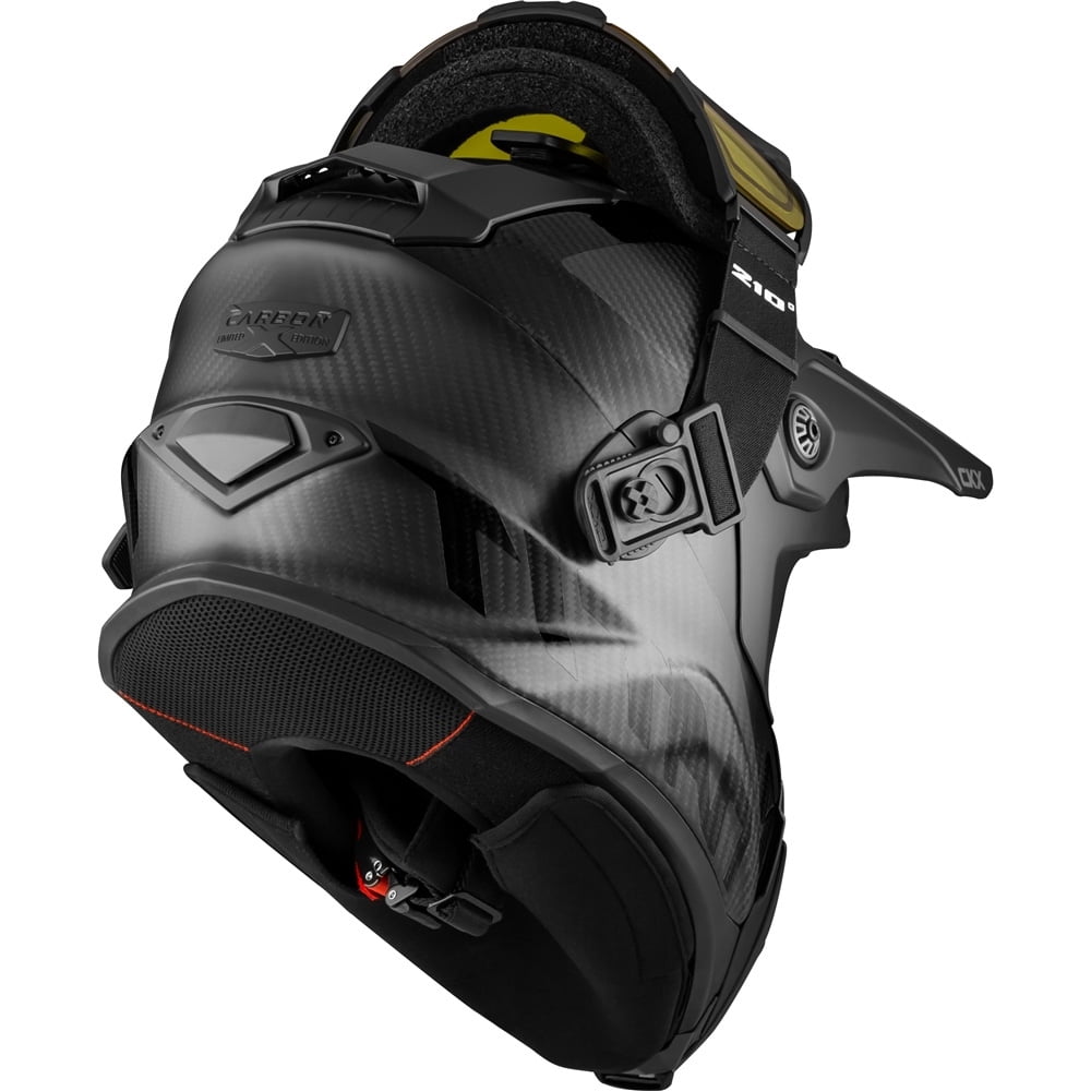 CKX Titan Original Carbon Full Face Snowmobile Helmet Carbon Grey 507252