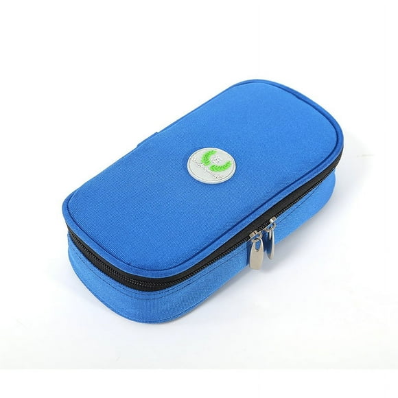 Insulin Cooler Travel Case - Medication Diabetic Insulated Organizer Portable Insulin Pen Case for Glucose Meter and Diabetic Supplie(blue)