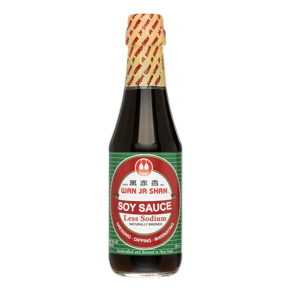 Wan Ja Shan Soy Sauce, Less Sodium, 10 Oz - Walmart.com - Walmart.com