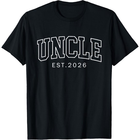 Playful Comfort Tee - Promoted to uncle 2026 Uncle Est 2026 New Uncle 2026 T-Shirt
