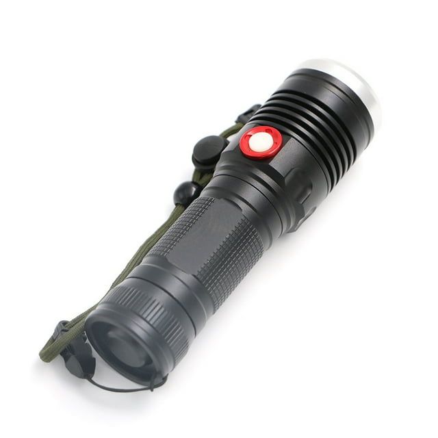 Yuarrent Antorcha eléctrica Durabilidad Brillo T6 LED Resistente al desgaste Práctico para llevar Antorchas Linterna de aventura de alta Ropa Deportiva, Zapatos