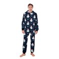 thumbnail image 5 of Michellecmm Family Matching Pajamas Christmas Casual Long Sleeve Jumpsuit Zip Hooded Romper Sleepwear, 5 of 7
