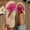 Hot Pink, variant on Rvasteizo Women Solid Candy Tone Clip Toe Flat Slippers Casual Beach Layout for Summer Daily Outdoor Wearing