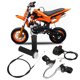 thumbnail image 1 of Interruptor De Encendido Y Apagado Del Manillar, Empuñaduras De Fácil Instalación, Kit De Palancas De Freno Del Acelerador, Resistente Al óxido Para Dirt Mini Pocket Bike, 1 of 7