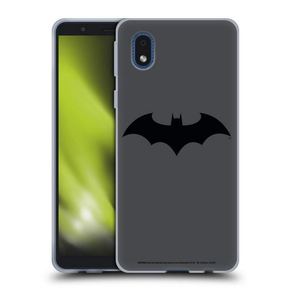 Head Case Designs Officially Licensed Batman DC Comics Logos Hush Soft Gel Case Compatible with Samsung Galaxy A01 Core (2020)