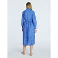 thumbnail image 3 of Free Assembly Women’s and Women's Plus Cotton Eyelet Maxi Shirtdress, Sizes XS-4X, 3 of 5