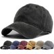 thumbnail image 2 of HOFNEN Gorra de béisbol de algodón de sarga envejecida lavada para hombres y mujeres, sombrero ajustable vintage para papá, 2 of 4
