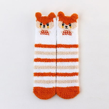 

Socks For Women Christmas S Coral Fleece Stripe Colorful Lightweight Athletic Casual Winter Funny Thermal Womens Socks