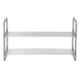 thumbnail image 5 of Household Essentials Stackable Two-Tier Shoe Rack, Chrome, 5 of 7