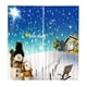 thumbnail image 3 of Cortina de Decoración de Navidad Impreso Ventana Accesorios de Cáfe Oficina Partido Moderno 011 perfecl Cortinas de Navidad, 3 of 8