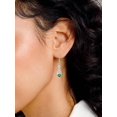 thumbnail image 3 of Aretes Mujer 925 Aretes De Plata Para Mujer con Piedra De Nacimiento Nudo Celta Corazón Accesorios Joyería Pendientes Con Caja De Regalo, 3 of 4
