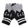 thumbnail image 4 of Guantes de invierno para pantalla táctil para hombre y mujer, cálidos guantes de punto para mensajes de texto con smartphone, 4 of 5