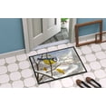 thumbnail image 2 of Winter Eurasian Blue Tit Door Mat, 2 of 2