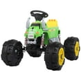 thumbnail image 2 of TOBBI 12V Kids Battery Powered Ride On 4 Wheel Shock Absorber Toy ATV, 2 of 7