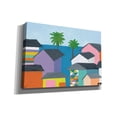 thumbnail image 2 of Epic Graffiti 'Beachfront Property 2' by Jan Weiss, Canvas Wall Art, 26"x18", 2 of 2