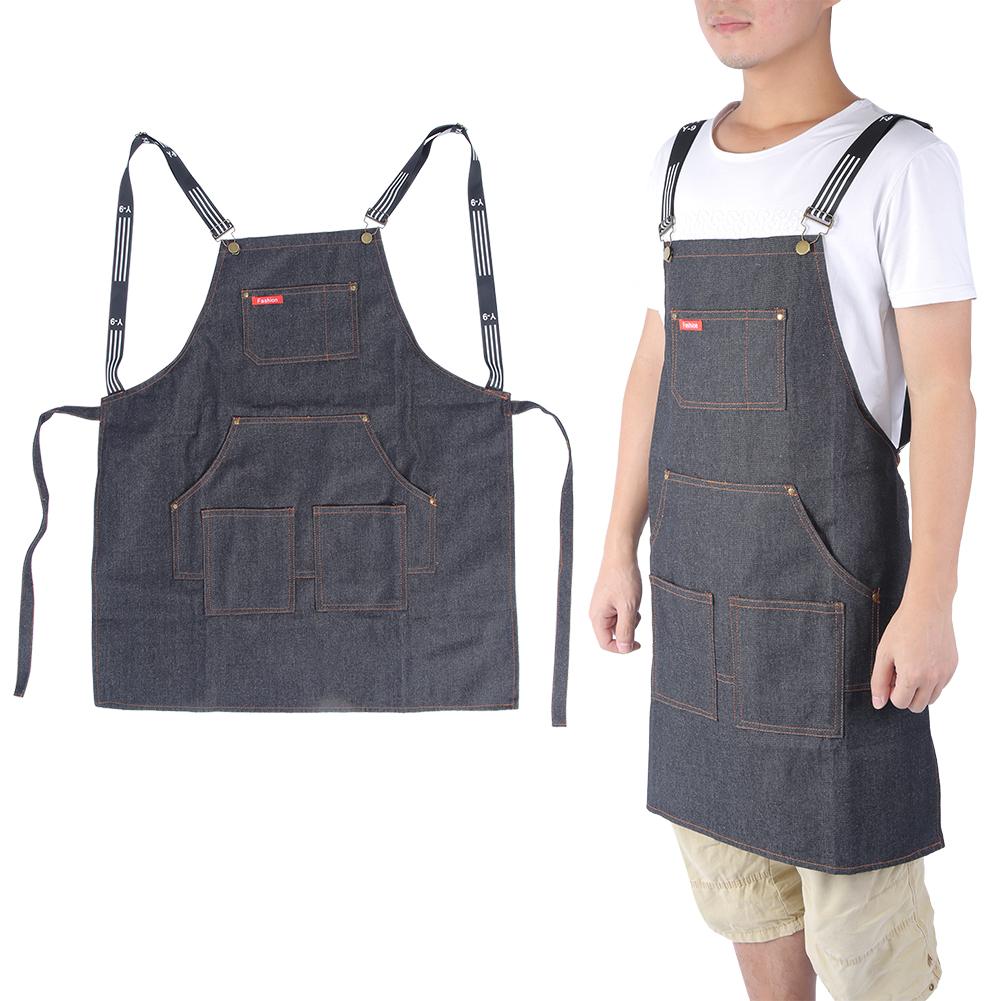 LYUMO Unisex Waterproof Black Denim 