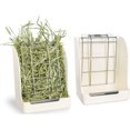 thumbnail image 1 of Hay Feeder for Rabbit, Guinea Pigs, Chinchillas, Hamsters, Less Wasted, Hay Rack Guarantees Clean(White), 1 of 5