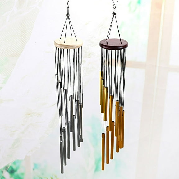 2Pcs Wind Chime Household Hanging Wind Bell Living Room Wind Chime Balcony Decor