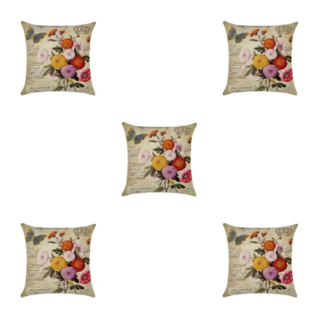 Destyer Beautiful Cushion Covers For Fresh And Inviting Home Wide Application kztym001-5 5Set