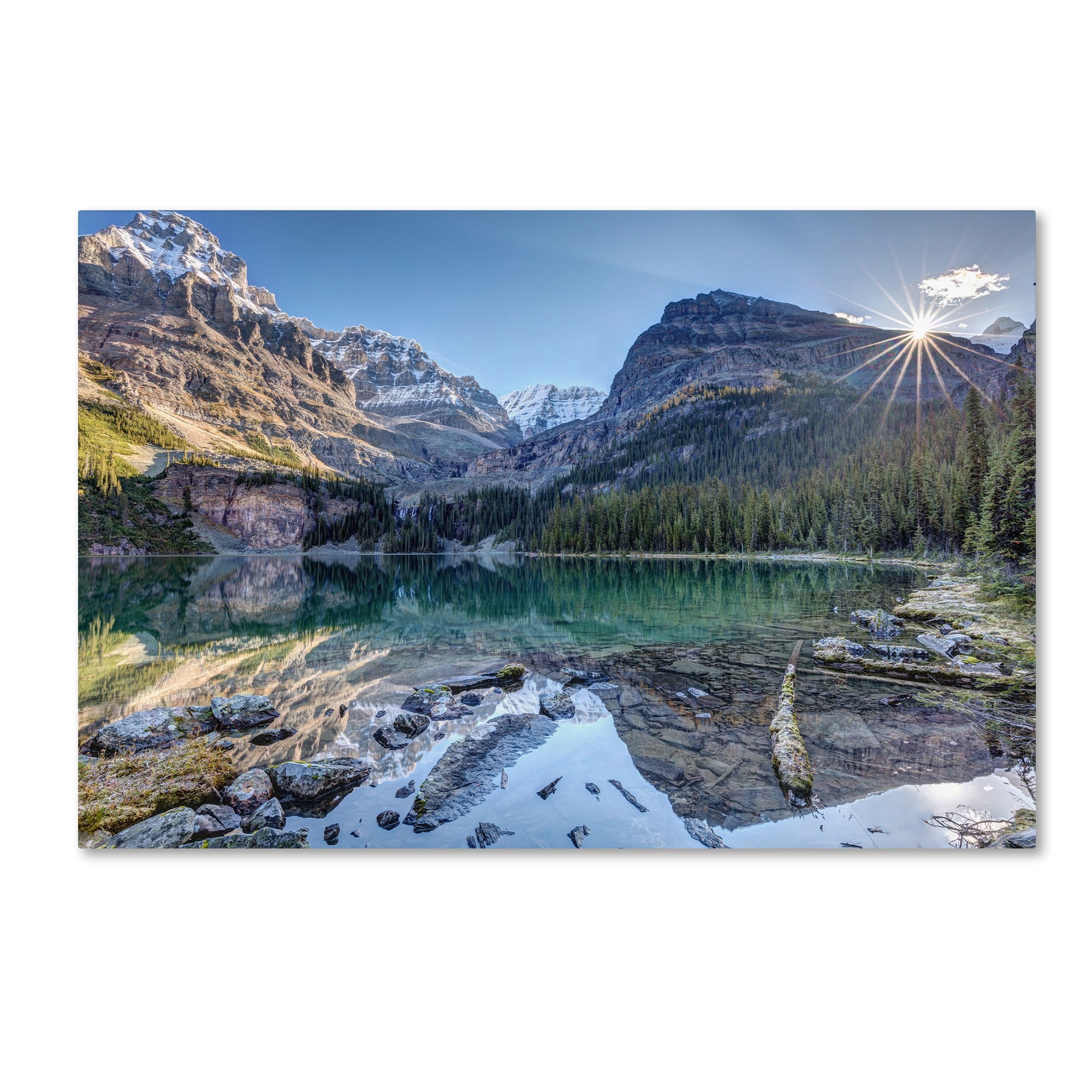 Trademark Fine Art 'Majestic Lake O'Hara' Canvas Art by Pierre Leclerc