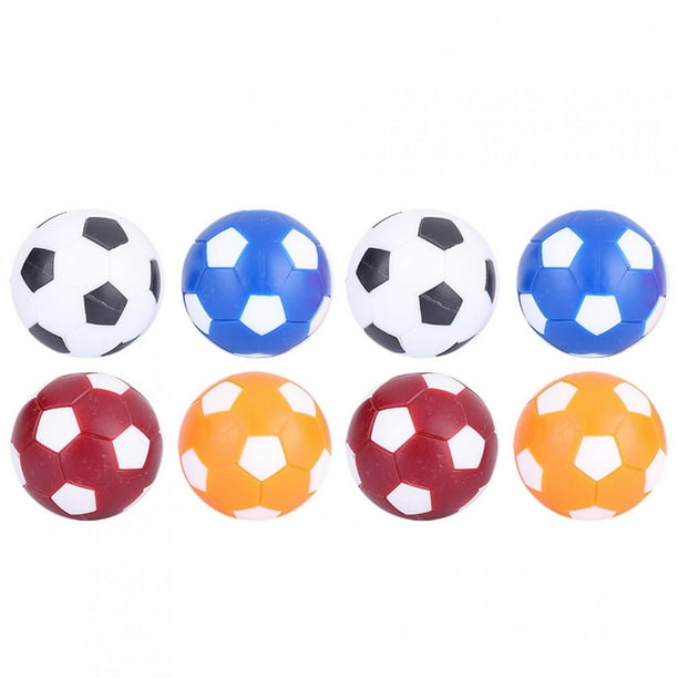 Pelota de fútbol de mesa, 8 piezas, mini pelota de fútbol de mesa colorida, mini pelota de fútbol, durabilidad mejorada