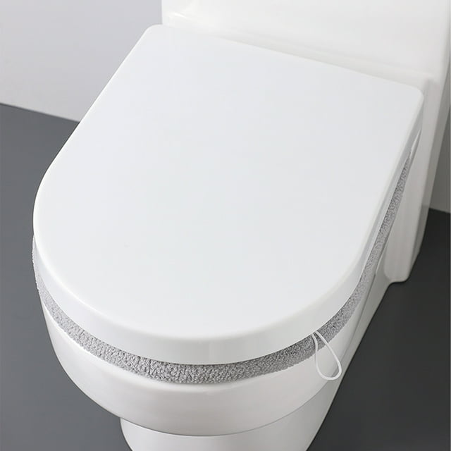 Funda Para Asiento De Inodoro, Almohadillas Cálidas Para Asiento De Inodoro, Fácil De Instalar, Cojín Para Inodoro De Baño, Tapa Suave Y Reutilizable Para Asiento De Inodoro