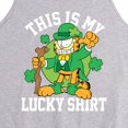 thumbnail image 2 of Garfield - This Is My Lucky Shirt - Men's Jersey Tank Top, 2 of 4