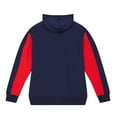 thumbnail image 3 of Men's Mitchell & Ness  Navy Houston Rockets Color Block 2.0 Fleece Pullover Hoodie, 3 of 4