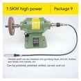 thumbnail image 2 of 1.5KW Desktop Polishing Machine, High-speed Stone Grinder DIY Woodworking Jade Jewelry Bench Lathe Machine Grinding Machine ,Small Noise, 2 of 7
