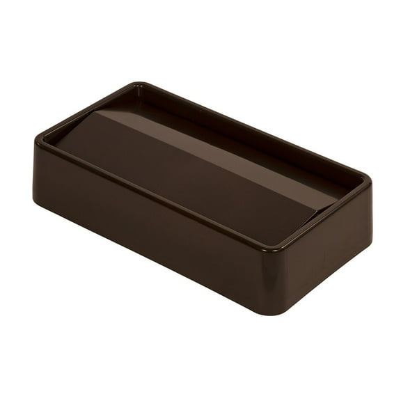 Carlisle 34202469 TrimLine Dark Brown Swing Top Lid for Waste Can