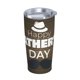 thumbnail image 2 of Taza de café de acero inoxidable con aislamiento de 20 oz y pajita, juego de tres piezas con pajita y taza térmica portátil, el mejor papá del mundo, feliz día del padre, 2 of 7