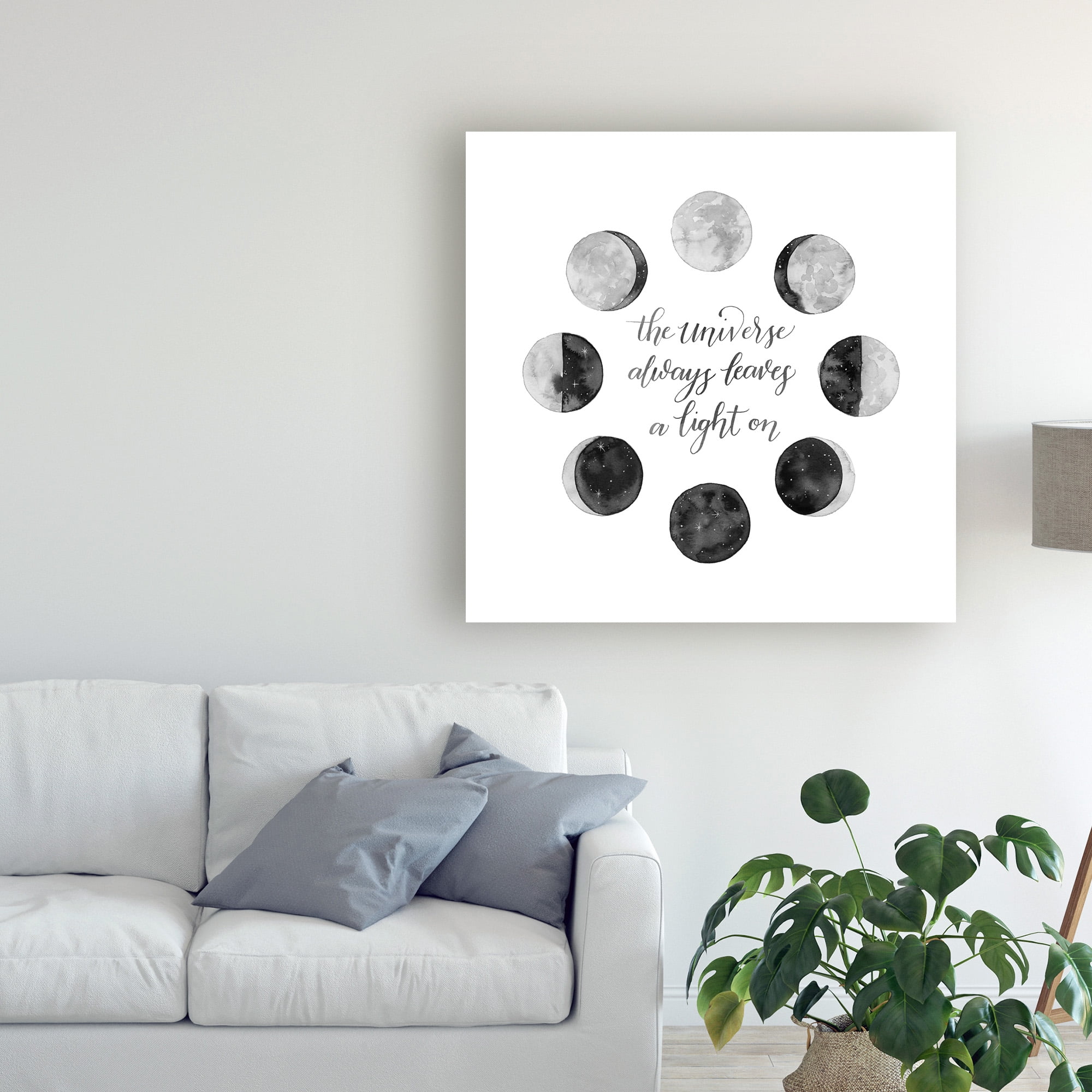 Trademark Fine Art 'Ode to the Moon I' Canvas Art by Grace Popp