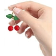 thumbnail image 6 of Zhuge Gold Plated Sweety Fruit Charm Women Dangle Earring, 6 of 6