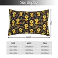 thumbnail image 2 of Rateoe Ducks Pattern Decorative Pillow Case,Throw Pillow Covers,Plush Pillow Cover,Soft Pillow Case,Velvet Pillow Case-14"x20", 2 of 6