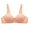 thumbnail image 4 of ALLLIST Women's Bras Plain Beige Wireless Bralette Breathable T Shirt Womens Lingerie Size 36-43, 4 of 4