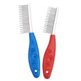 thumbnail image 2 of Jinsinto 2 Pcs Pet Cat Dog Trimmer Grooming Comb Brush Comb Rake Hair Shedding Flea, 2 of 5
