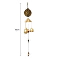 thumbnail image 6 of Limei Wind Chimes, Vintage Metal Wind Chime Bells Chinese Feng Shui Lucky Bell Hanging Ornament for Home Outdoor Indoor Decor Garden Hanging Good Luck Blessing, 6 of 7