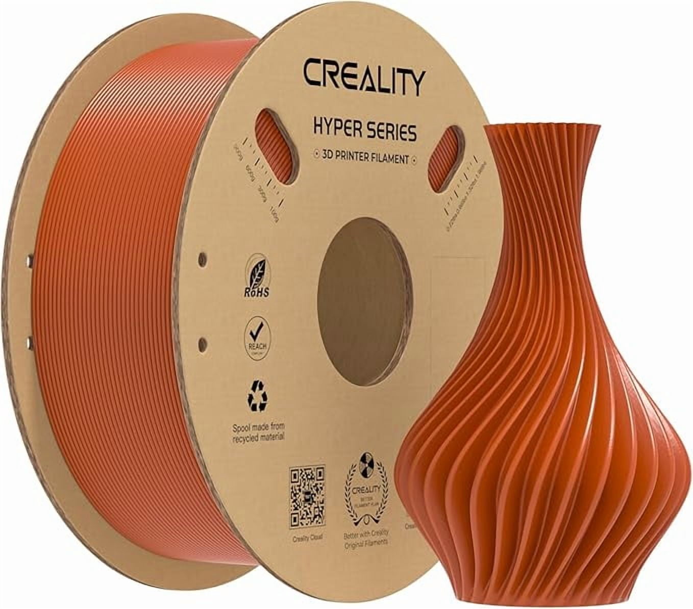 Creality Hyper PLA 3D Printer Filament 600mm/s High-Speed +/-0.03mm For Creality K1 Max Ender-5 S1 Anycubic Prusa Bambu Brown 12 Unit per pack