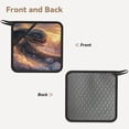 thumbnail image 2 of Pofeuu Mythical Serpent Mountain Sunrise Print Silicone Trivet Mats,Silicone Hot Pads for Kitchen, Silicone Trivets for Hot Pots and Pans, Silicone Hot Pad, 2 of 8